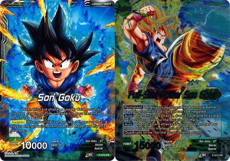 Full-Size Power Son Goku P-072 PR Foil Dragon Ball Super