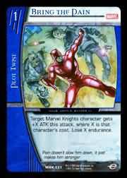 Bring the Pain MMK 031 Common Vs System Marvel Knights Bring the Pain MMK 031 Common Vs System Marvel Knights
