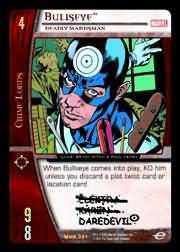 Bullseye Master of Murder MMK 092 Common Vs System Marvel Knights Bullseye Master of Murder MMK 092 Common Vs System Marvel Knights