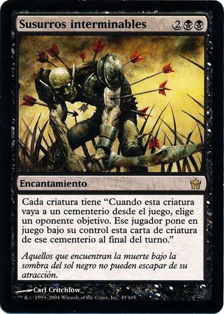 Susurros interminables Endless Whispers Susurros interminables Endless Whispers