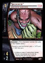 Skinner Psychotic Shredder MMK 155 Common Vs System Marvel Knights Skinner Psychotic Shredder MMK 155 Common Vs System Marvel Knights