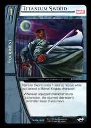 Titanium Sword MMK 043 Uncommon Vs System Marvel Knights Titanium Sword MMK 043 Uncommon Vs System Marvel Knights