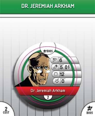 Dr Jeremiah Arkham B005 Bystander Token Legacy DC Heroclix Dr Jeremiah Arkham B005 Bystander Token Legacy DC Heroclix