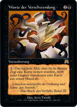Worte der Verschwendung Words of Waste Onslaught German Singles Worte der Verschwendung Words of Waste Onslaught German Singles