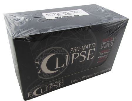 Ultra Pro Pro Matte Eclipse Pacific Blue 100ct Standard Sleeves Case of 6 Packs Sleeves Ultra Pro Pro Matte Eclipse Pacific Blue 100ct Standard Sleeves Case of 6 Packs Sleeves