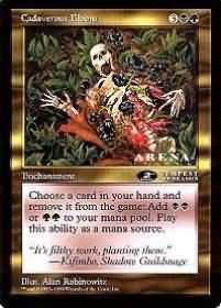 Cadaverous Bloom Oversize Magic The Gathering Promo Cards Cadaverous Bloom Oversize Magic The Gathering Promo Cards