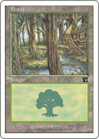 Forest 348 MTG 6th Edition Classic Magic Cards Singles Forest 348 MTG 6th Edition Classic Magic Cards Singles