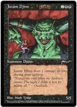 【大判カード】Juzam Djinn　プロモーションカード Juzam Djinn - Magic: The Gathering Promo Cards - Magic