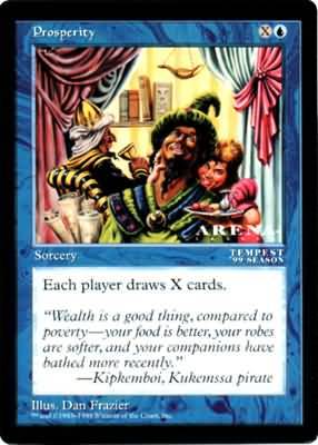 Prosperity Oversize Magic The Gathering Promo Cards Prosperity Oversize Magic The Gathering Promo Cards