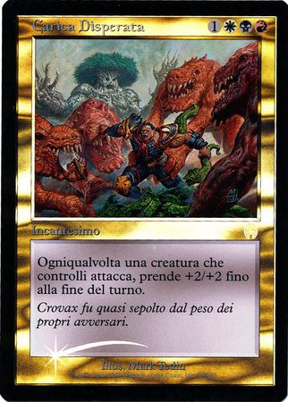Carica Disperata Fervent Charge Foil Apocalypse Italian Singles Carica Disperata Fervent Charge Foil Apocalypse Italian Singles