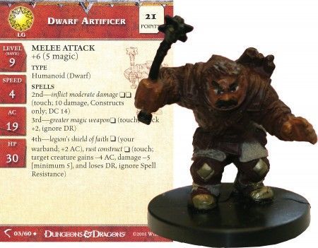 Dwarf Artificer cleric deathknell Dungeons & Dragons miniature D&D pathfinder