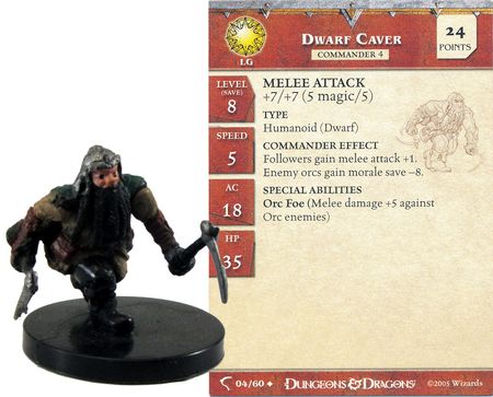 Dwarf Caver 04 Deathknell D D Miniatures Dwarf Caver 04 Deathknell D D Miniatures