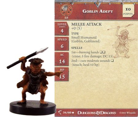 Goblin Adept 34 Deathknell D D Miniatures Goblin Adept 34 Deathknell D D Miniatures