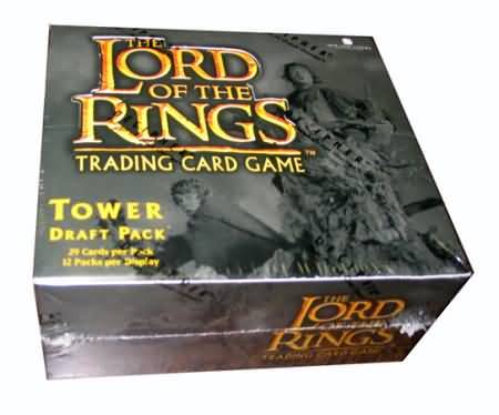 LORD OF THE RINGS TCG TOWER COMPLETE SEALED BOX OF 12 DRAFT PACKS 