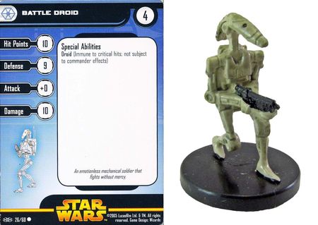 Battle Droid 26 Revenge of the Sith Star Wars Miniatures Common Revenge of the Sith Singles Battle Droid 26 Revenge of the Sith Star Wars Miniatures Common Revenge of the Sith Singles
