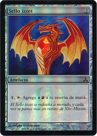 Sello izzet Izzet Signet Foil Guildpact Spanish Singles Sello izzet Izzet Signet Foil Guildpact Spanish Singles