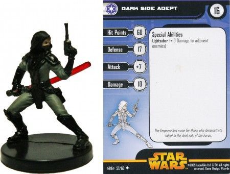 Dark Side Adept 57 Revenge of the Sith Star Wars Miniatures Uncommon Revenge of the Sith Singles Dark Side Adept 57 Revenge of the Sith Star Wars Miniatures Uncommon Revenge of the Sith Singles
