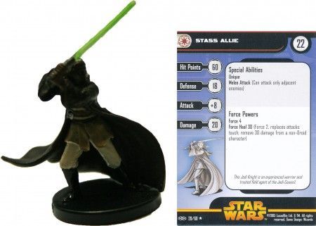 Stass Allie 20 Revenge of the Sith Star Wars Miniatures Rare Stass Allie 20 Revenge of the Sith Star Wars Miniatures Rare