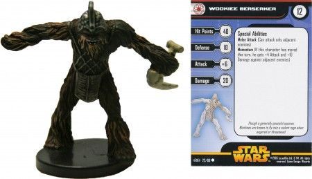 Wookie Berserker 22 Revenge of the Sith Star Wars Miniatures Common Revenge of the Sith Singles Wookie Berserker 22 Revenge of the Sith Star Wars Miniatures Common Revenge of the Sith Singles