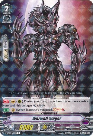 Werwolf Sieger V BT02 033 Rare R Werwolf Sieger V BT02 033 Rare R