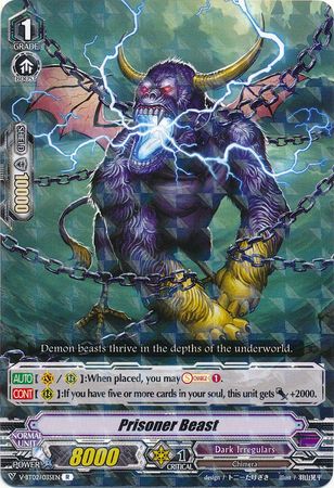 Prisoner Beast V BT02 035 Rare R Prisoner Beast V BT02 035 Rare R