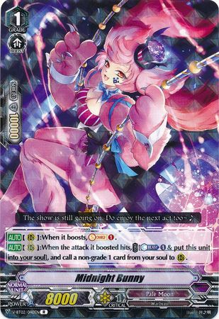 Midnight Bunny V BT02 040 Rare R Midnight Bunny V BT02 040 Rare R
