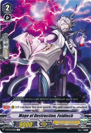 Mage of Destruction Feidlech V BT02 045 Common C V Booster Set 2 Strongest Team AL4 Singles Mage of Destruction Feidlech V BT02 045 Common C V Booster Set 2 Strongest Team AL4 Singles