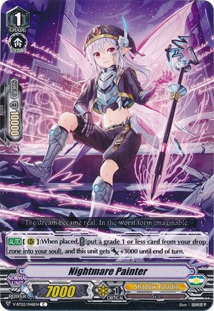 Nightmare Painter V BT02 048 Common C V Booster Set 2 Strongest Team AL4 Singles Nightmare Painter V BT02 048 Common C V Booster Set 2 Strongest Team AL4 Singles