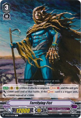 Terrifying Fist V BT02 062 Common C Terrifying Fist V BT02 062 Common C