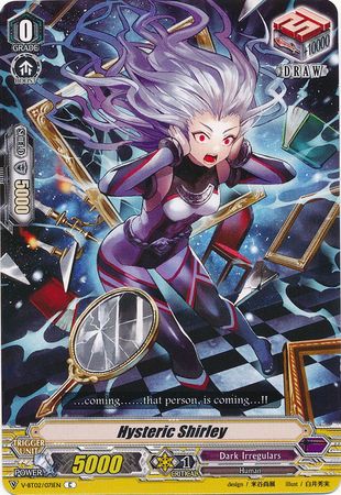 Hysteric Shirley V BT02 071 Common C V Booster Set 2 Strongest Team AL4 Singles Hysteric Shirley V BT02 071 Common C V Booster Set 2 Strongest Team AL4 Singles