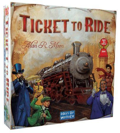 Ticket To Ride Board Game (Days of Wonder) DOW 7201 - Board Games A-Z ...