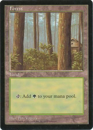 Forest Japan Apac 1 Pete Venters Art Magic The Gathering Promo Cards Forest Japan Apac 1 Pete Venters Art Magic The Gathering Promo Cards