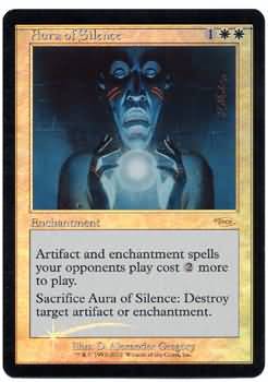 Aura of Silence FNM Foil Promo Magic The Gathering Promo Cards Aura of Silence FNM Foil Promo Magic The Gathering Promo Cards