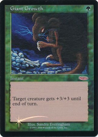 Giant Growth FNM Foil Promo Magic The Gathering Promo Cards Giant Growth FNM Foil Promo Magic The Gathering Promo Cards