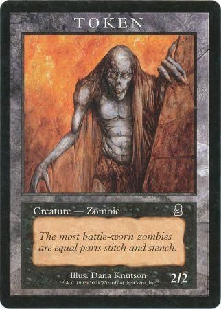 Zombie Token Player Rewards Odyssey Magic The Gathering Promo Cards Zombie Token Player Rewards Odyssey Magic The Gathering Promo Cards