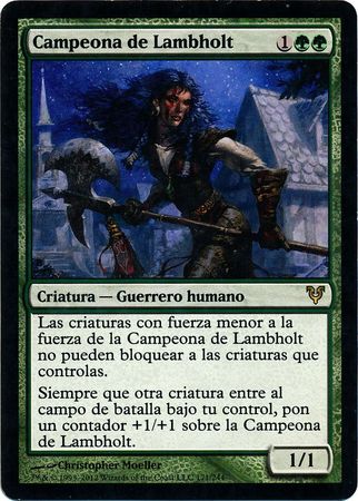 Campeona de Lambholt Champion of Lambholt Campeona de Lambholt Champion of Lambholt
