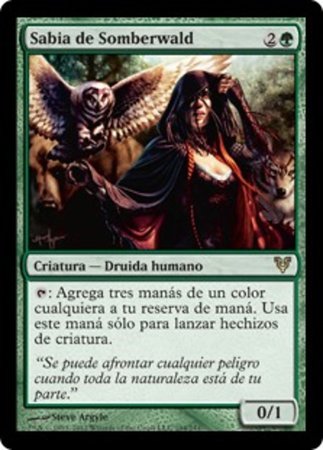 Sabia de Somberwald Somberwald Sage Avacyn Restored Spanish Singles Sabia de Somberwald Somberwald Sage Avacyn Restored Spanish Singles