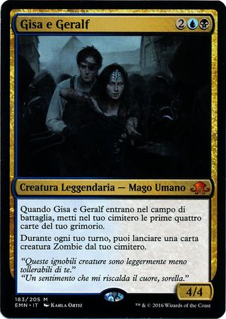 Gisa e Geralf Gisa and Geralf IT Eldritch Moon Italian Singles Gisa e Geralf Gisa and Geralf IT Eldritch Moon Italian Singles