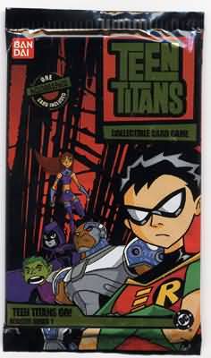 Teen Titans Series 1 Booster Pack 9 Cards Bandai Teen Titans Series 1 Booster Pack 9 Cards Bandai