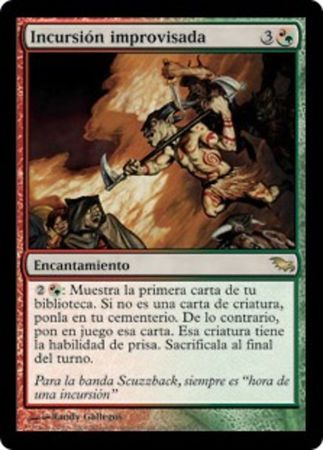Incursion improvisada Impromptu Raid Shadowmoor Spanish Singles Incursion improvisada Impromptu Raid Shadowmoor Spanish Singles