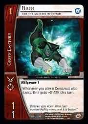Brik Green Lantern of Dryad DGL 005 Uncommon Vs System DC Green Lantern Brik Green Lantern of Dryad DGL 005 Uncommon Vs System DC Green Lantern