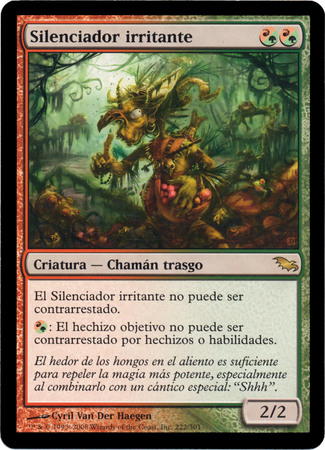 Silenciador irritante Vexing Shusher ES Shadowmoor Spanish Singles Silenciador irritante Vexing Shusher ES Shadowmoor Spanish Singles