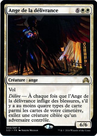 Ange de la delivrance Angel of Deliverance Shadows over Innistrad French Singles Ange de la delivrance Angel of Deliverance Shadows over Innistrad French Singles