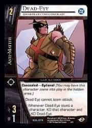 Dead Eye Qwardian Conglomerate DGL 076 Uncommon Vs System DC Green Lantern Dead Eye Qwardian Conglomerate DGL 076 Uncommon Vs System DC Green Lantern