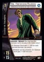 Dr Ebenezer Darrk Original Leader of the League DGL 168 Uncommon Vs System DC Green Lantern Dr Ebenezer Darrk Original Leader of the League DGL 168 Uncommon Vs System DC Green Lantern