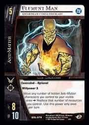 Element Man Qwardian Conglomerate DGL 078 Common Vs System DC Green Lantern Element Man Qwardian Conglomerate DGL 078 Common Vs System DC Green Lantern