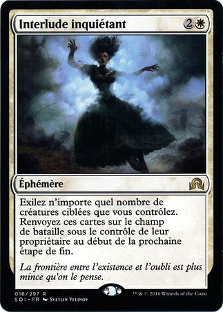 Interlude inquietant Eerie Interlude Shadows over Innistrad French Singles Interlude inquietant Eerie Interlude Shadows over Innistrad French Singles