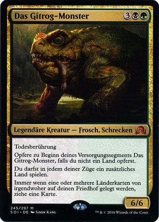 Das Gitrog Monster The Gitrog Monster Shadows over Innistrad German Singles Das Gitrog Monster The Gitrog Monster Shadows over Innistrad German Singles