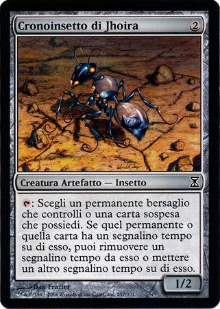 Cronoinsetto di Jhoira Jhoira s Timebug Time Spiral Italian Singles Cronoinsetto di Jhoira Jhoira s Timebug Time Spiral Italian Singles