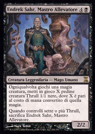 Endrek Sahr Mastro Allevatore Endrek Sahr Master Breeder Time Spiral Italian Singles Endrek Sahr Mastro Allevatore Endrek Sahr Master Breeder Time Spiral Italian Singles